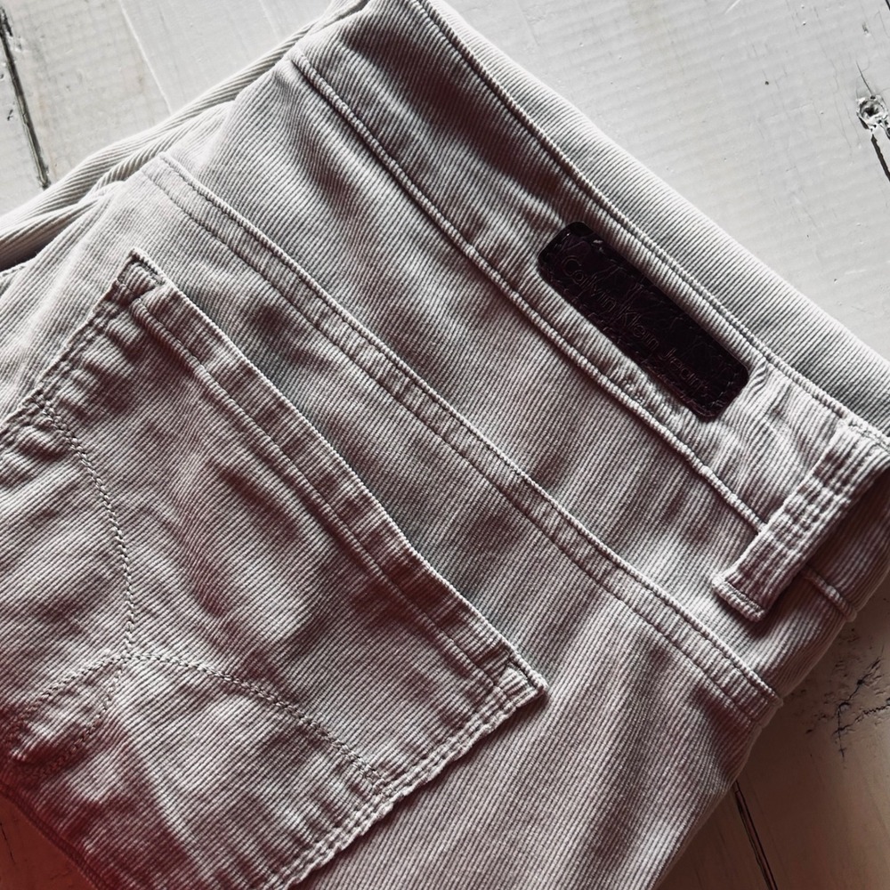 Calvin Klein Jeans Ultimate Skinny Tan Corduroy‎ Pants Women's Size 29 8